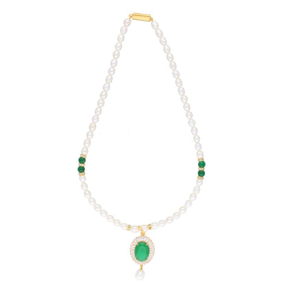 J Pearls Dharti Pearl Set - Real Pearl Jewelry