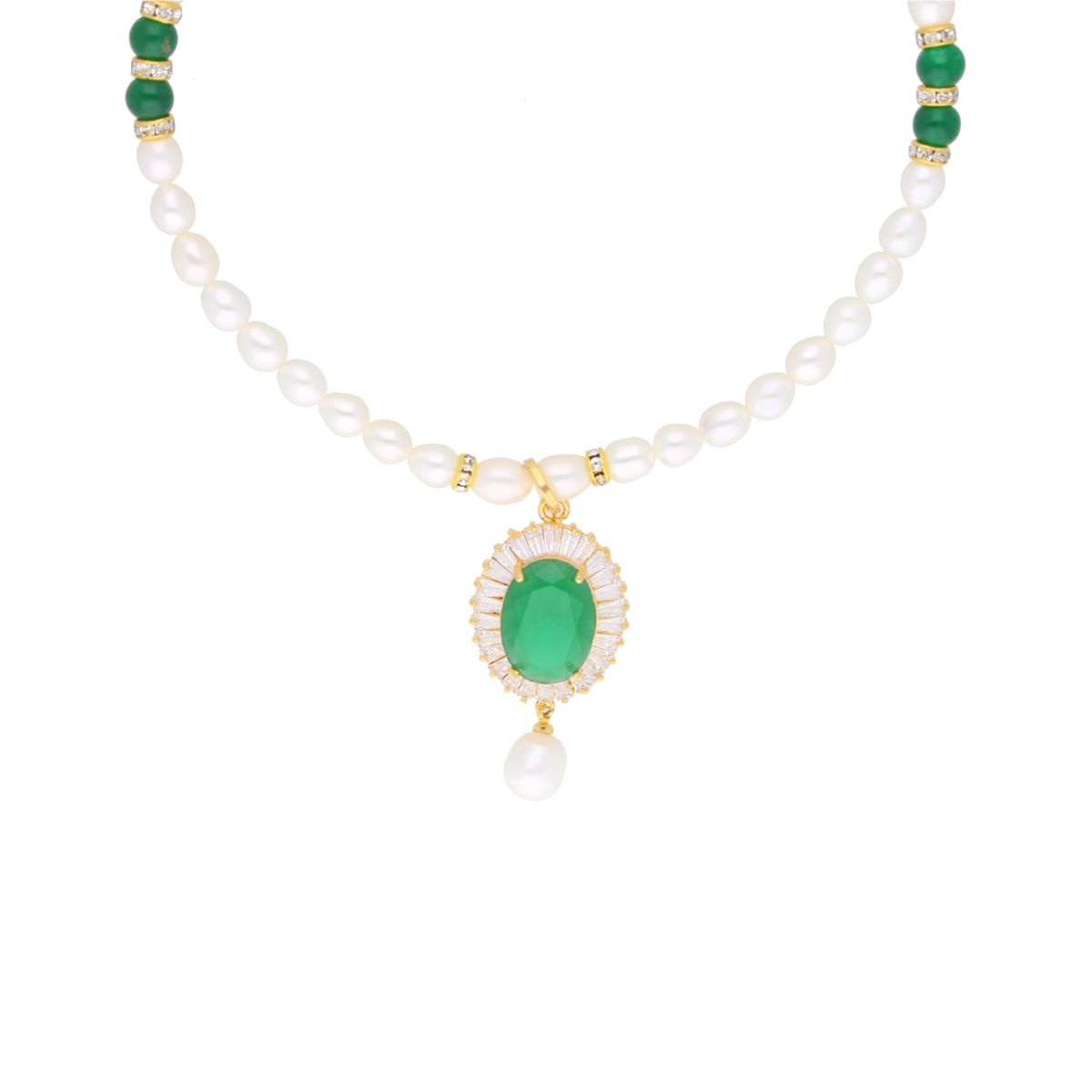 J Pearls Dharti Pearl Set - Real Pearl Jewelry