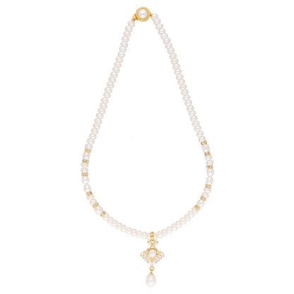 J Pearls Yashvi Pearl Set - Real Pearl Jewelry