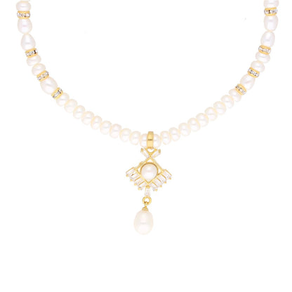 J Pearls Yashvi Pearl Set - Real Pearl Jewelry