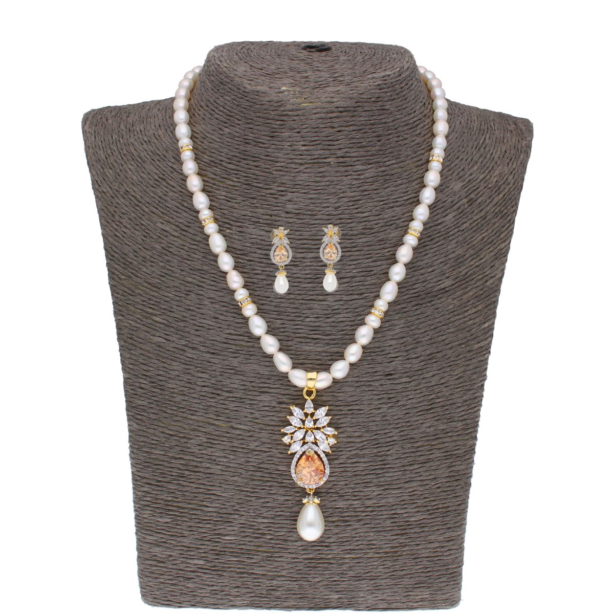 J Pearls Baani Pearl Set - Real Pearl Jewelry