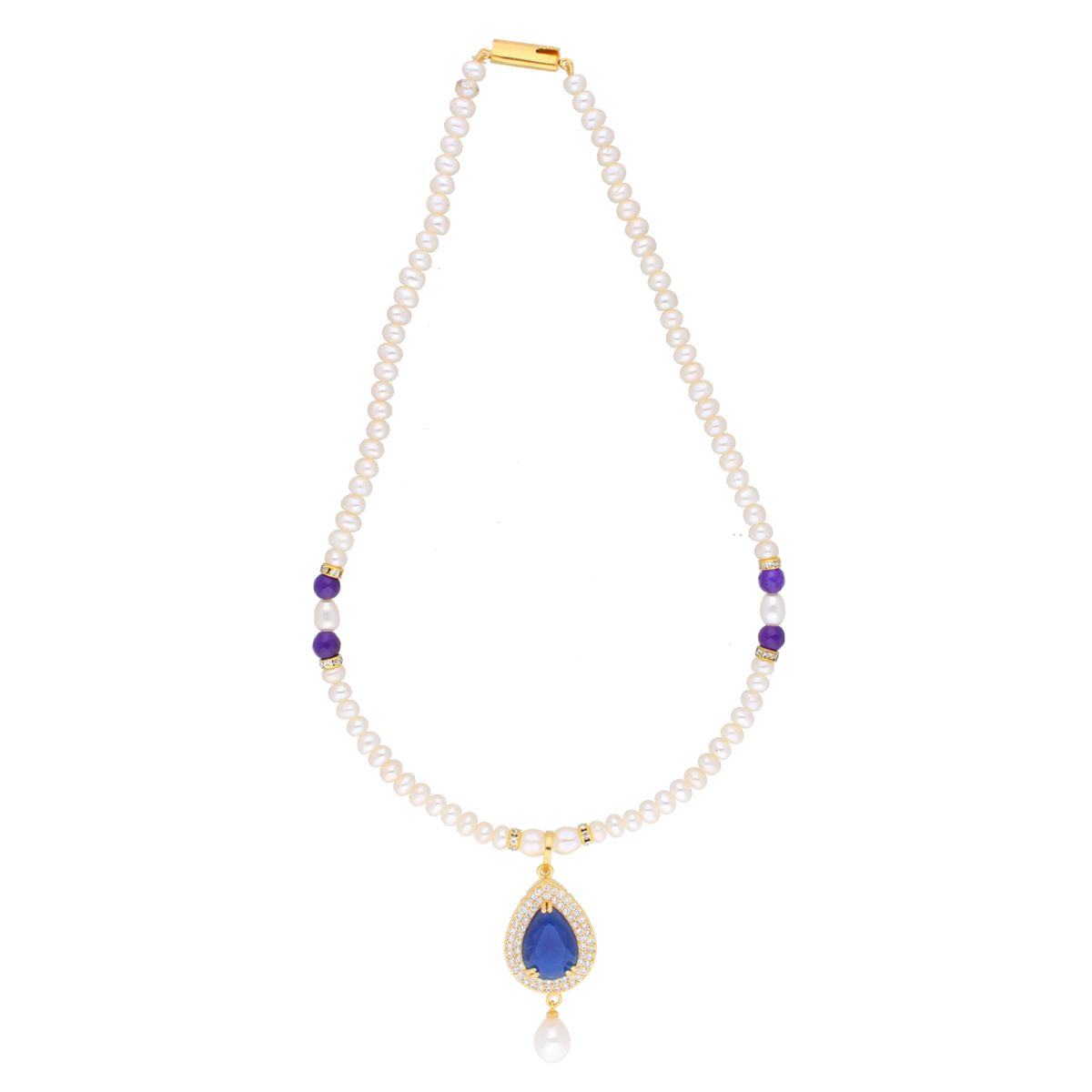 J Pearls Jaanvi Pearl Set - Real Pearl Jewelry