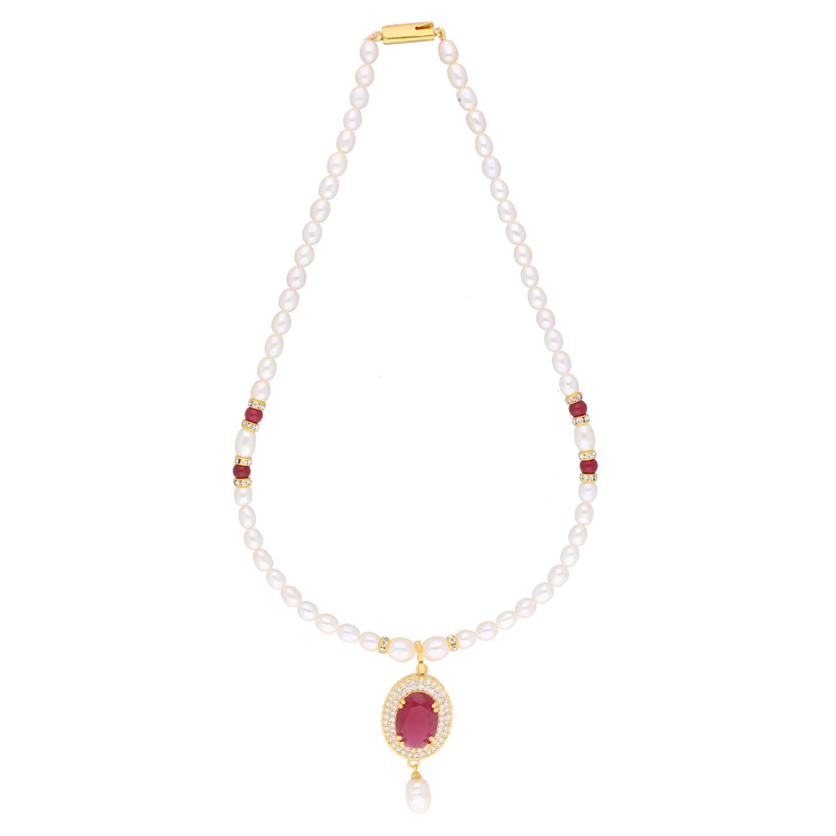 J Pearls Navishka Pearl Set - Real Pearl Jewelry
