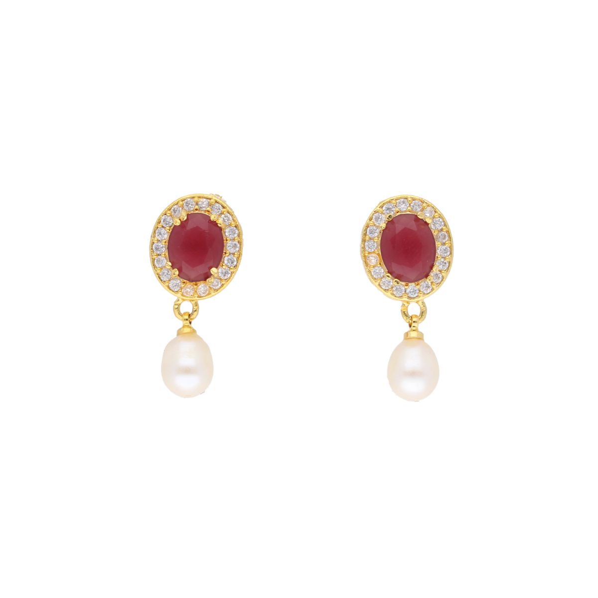 J Pearls Navishka Pearl Set - Real Pearl Jewelry