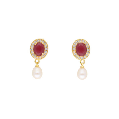 J Pearls Navishka Pearl Set - Real Pearl Jewelry