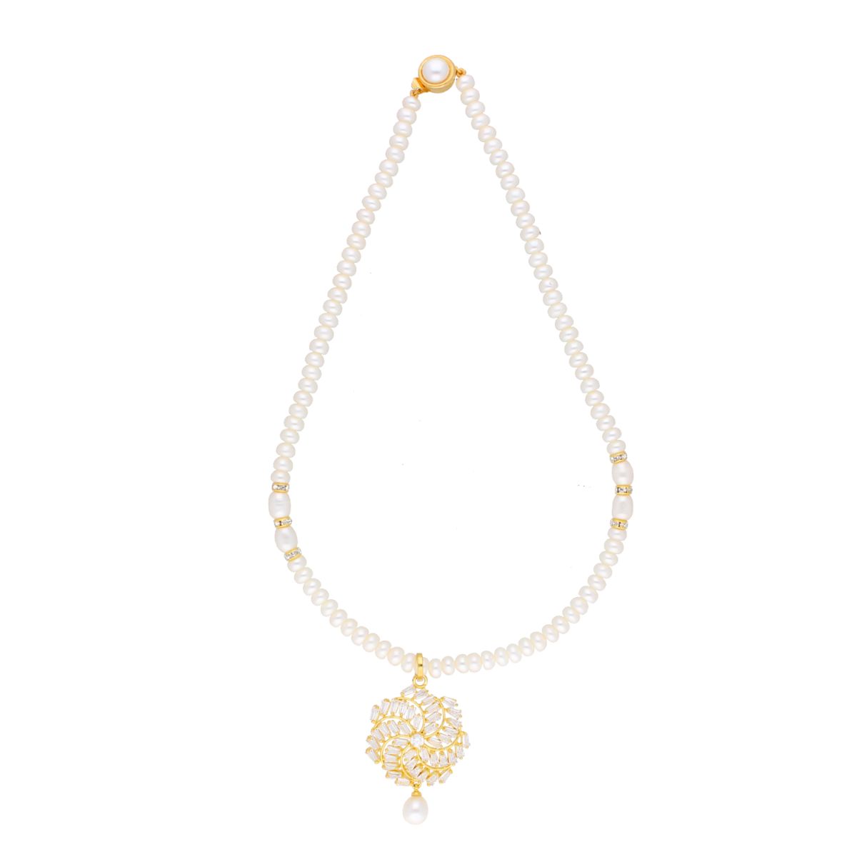 J Pearls Siddhi Pearl Set - Real Pearl Jewelry