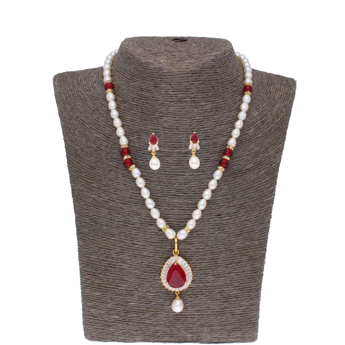 J Pearls Hiya Pearl Set - Real Pearl Jewelry