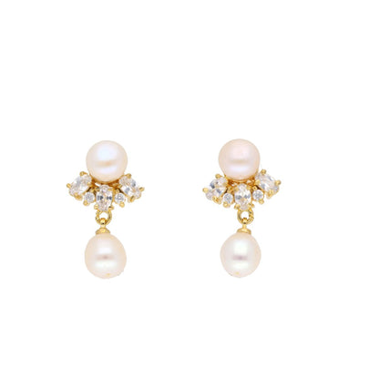 J Pearls Theertha Pearl Set - Real Pearl Jewelry