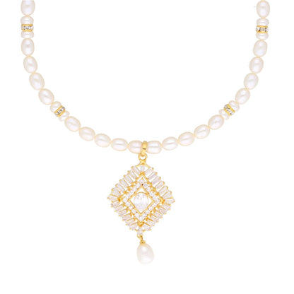 J Pearls Abarna Pearl Set - Real Pearl Jewelry