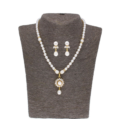 J Pearls Baheera Pearl Set - Real Pearl Jewelry