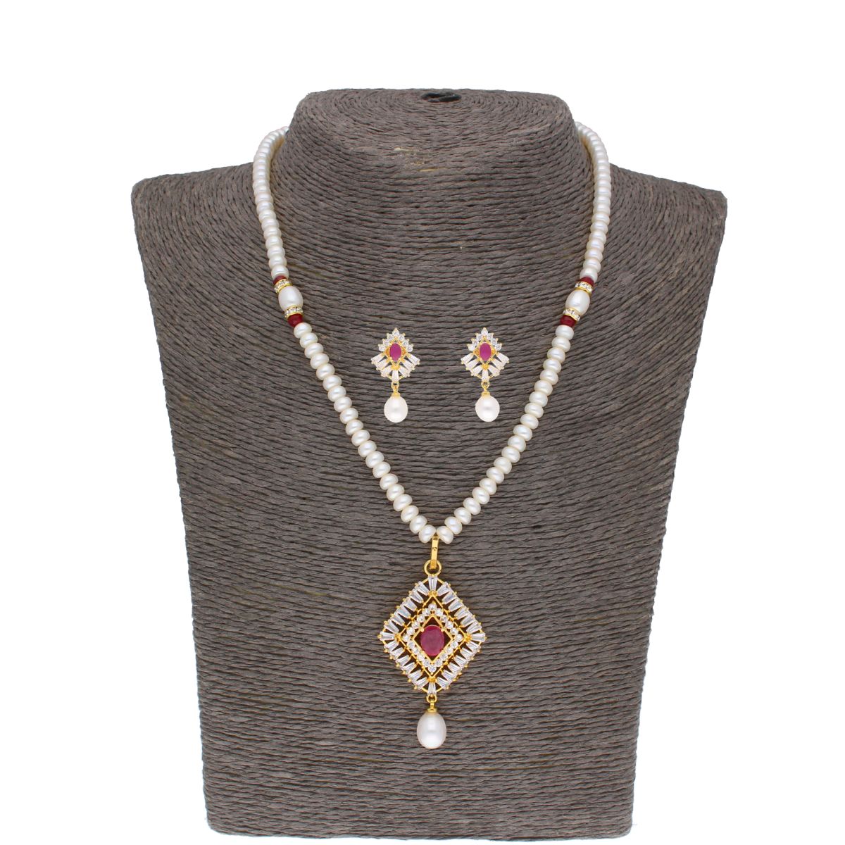 J Pearls Cancala Pearl Set - Real Pearl Jewelry