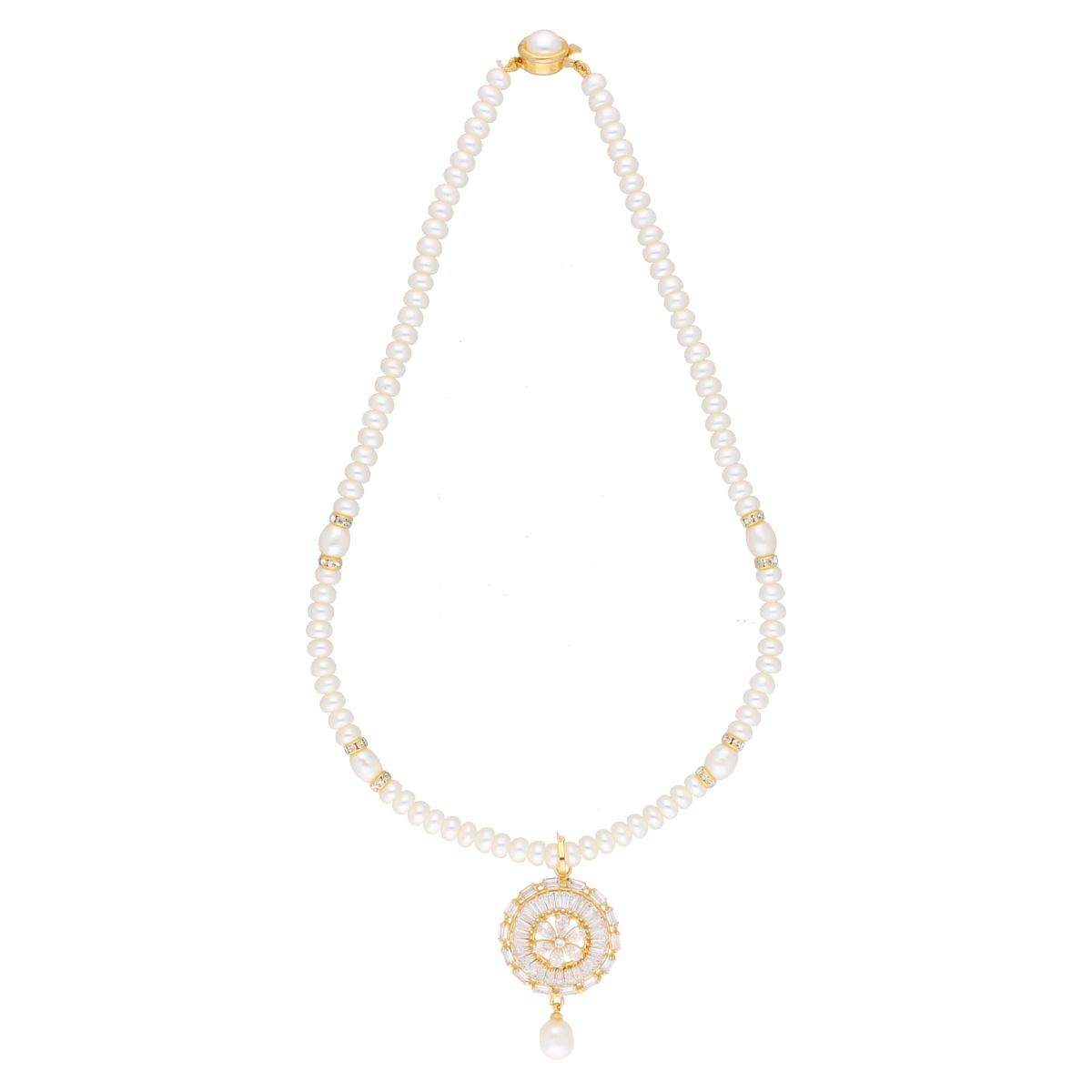J Pearls Dharna Pearl Set - Real Pearl Jewelry