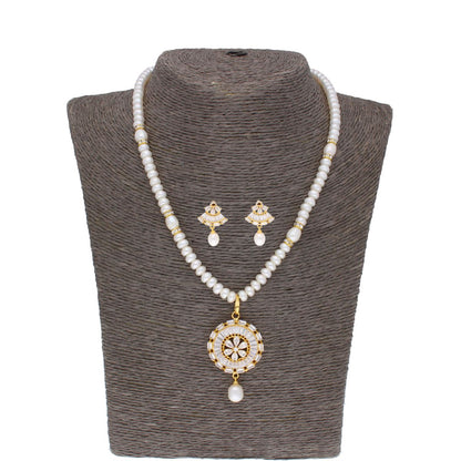 J Pearls Dharna Pearl Set - Real Pearl Jewelry