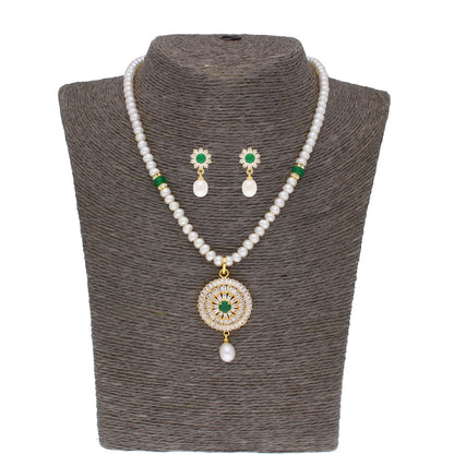 J Pearls Eeshvi Pearl Set - Real Pearl Jewelry