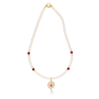 J Pearls Haarshini Pearl Set - Real Pearl Jewelry