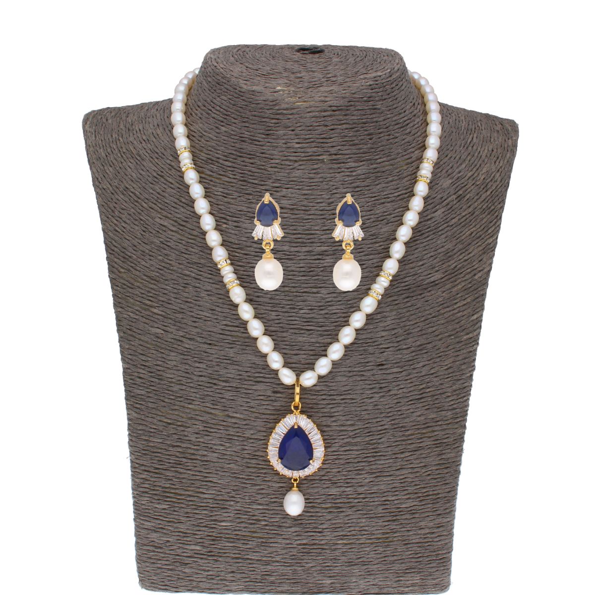 J Pearls Dhimahi Pearl Set - Real Pearl Jewelry