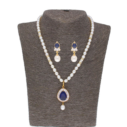 J Pearls Dhimahi Pearl Set - Real Pearl Jewelry