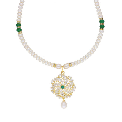 J Pearls Yashvi Pearl Set - Real Pearl Jewelry