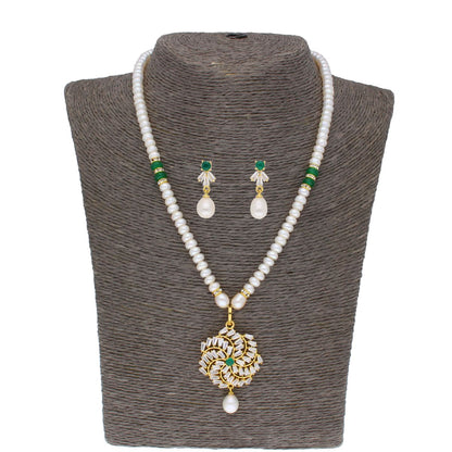 J Pearls Yashvi Pearl Set - Real Pearl Jewelry