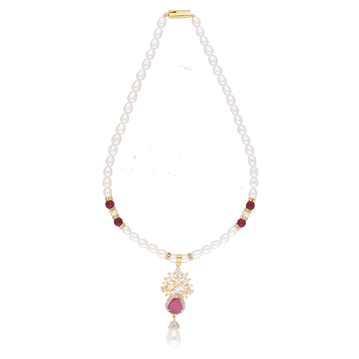 J Pearls Navishka Pearl Set - Real Pearl Jewelry