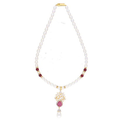 J Pearls Navishka Pearl Set - Real Pearl Jewelry