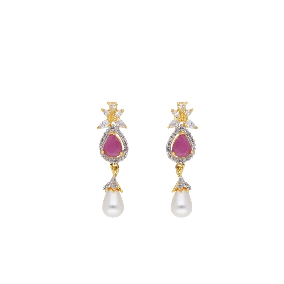 J Pearls Navishka Pearl Set - Real Pearl Jewelry