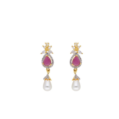 J Pearls Navishka Pearl Set - Real Pearl Jewelry