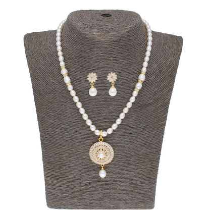 J Pearls Kiara Pearl Set - Real Pearl Jewelry