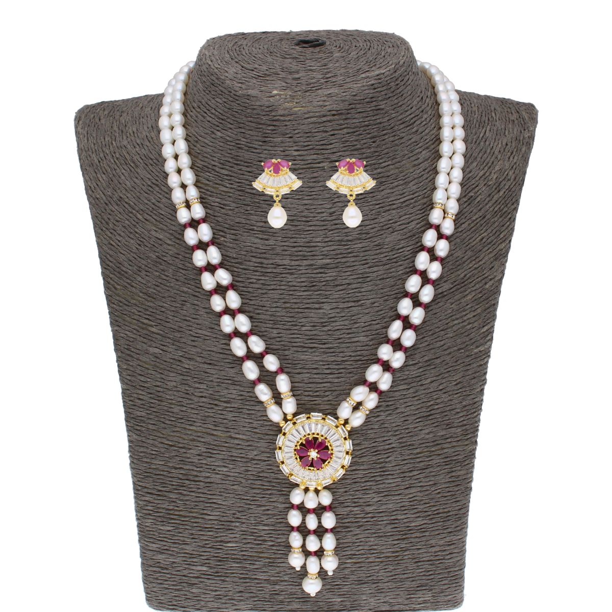 J Pearls Candalini Pearl Set - Real Pearl Jewelry