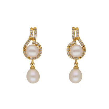 J Pearls Dharti 1 Line Pearl Sets - Real Pearl Jewelry