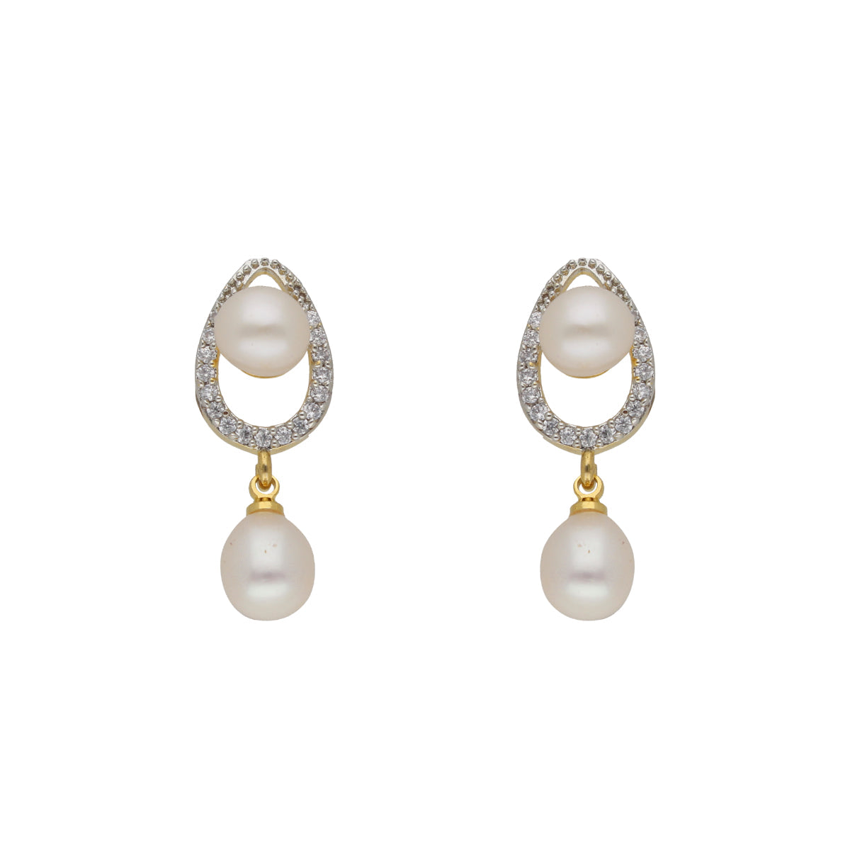 J Pearls Badarika 1 Line Pearl Sets - Real Pearl Jewelry