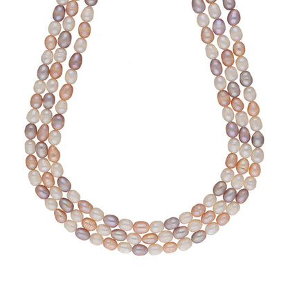 J Pearls Candanayika 3 Lines Pearl Sets - Real Pearl Jewelry
