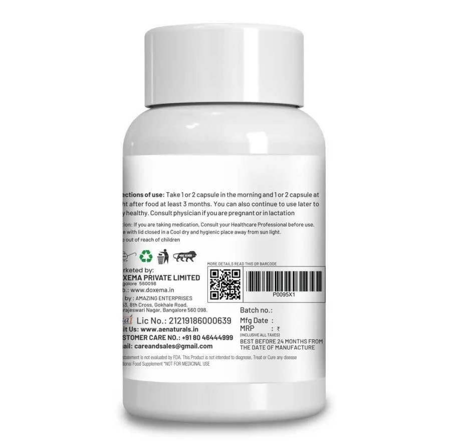 Ae Naturals Ashwagandha Capsules - 60 Caps