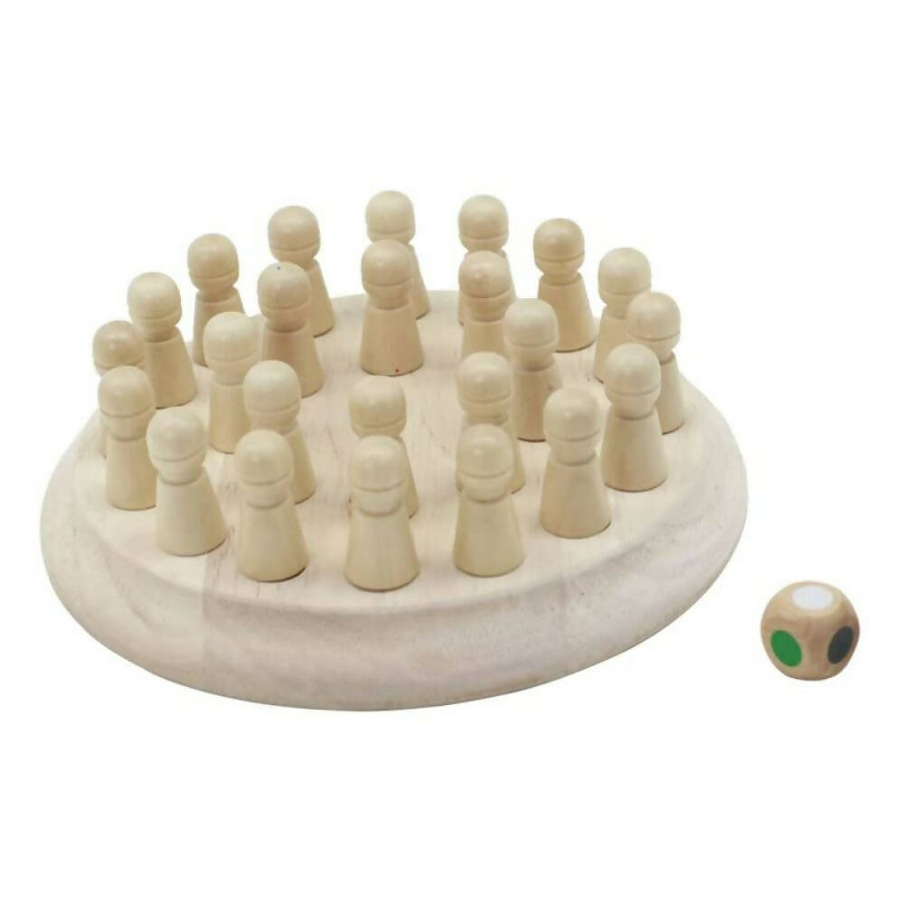 Kraftsman Wooden Memory Chess Game for Kids | Color Memory Chess Game | Educational Toy
