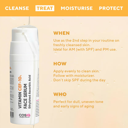 Cos-IQ Vitamin CEF-10% Face Serum