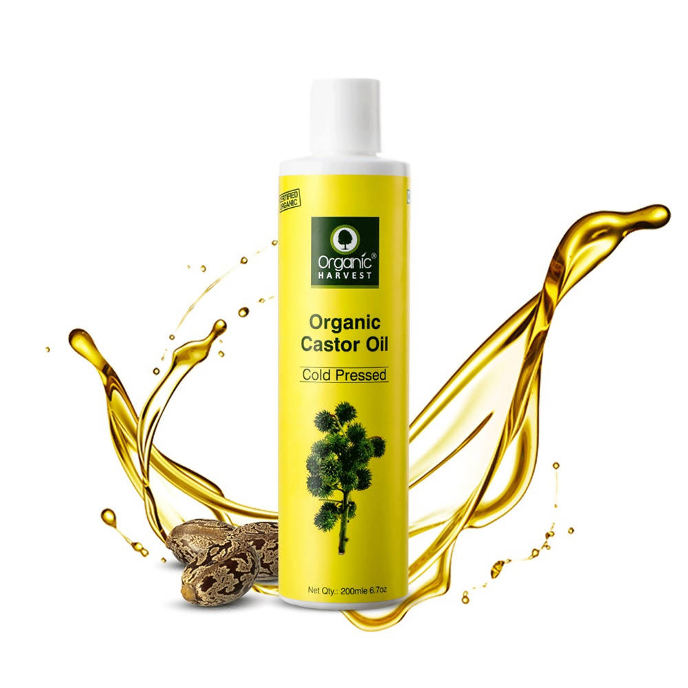 Organic Harvest Cold Pressed Organic Castor Oil - 200 ml