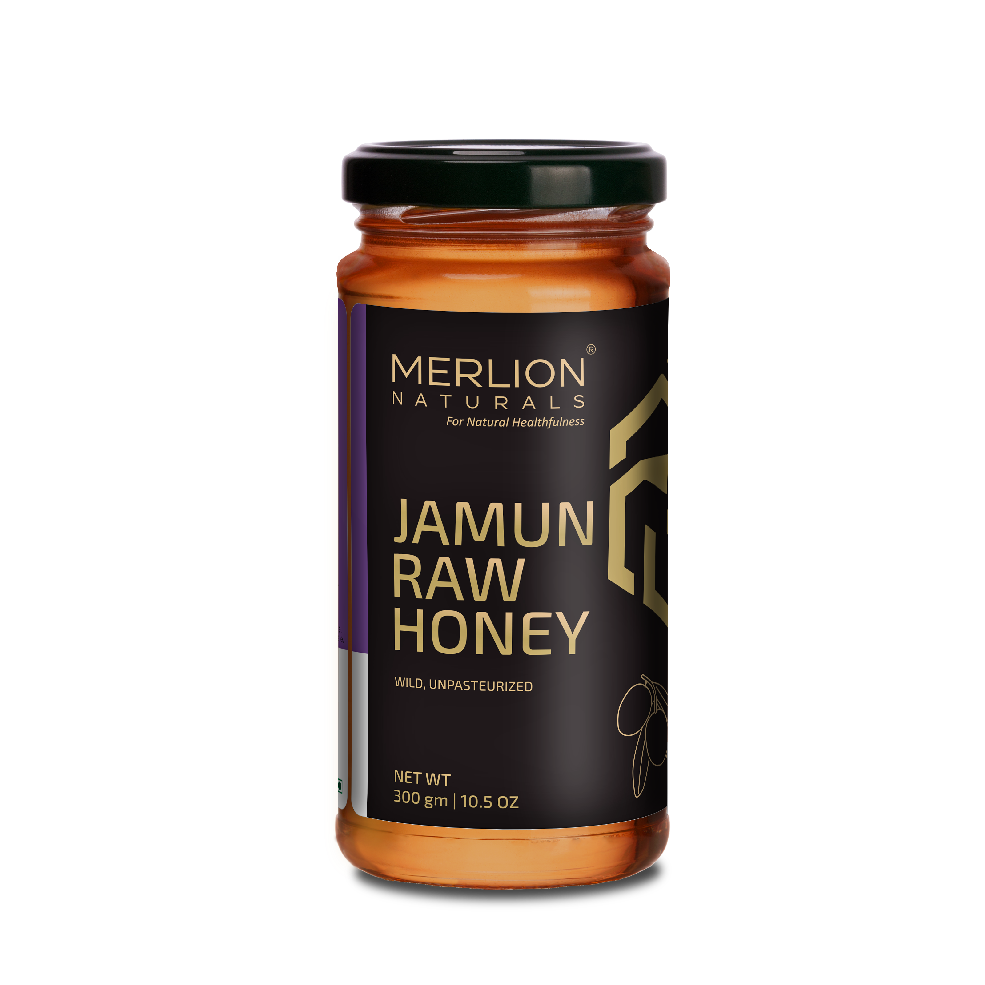 Merlion Naturals Jamun Raw Honey - 300 gms