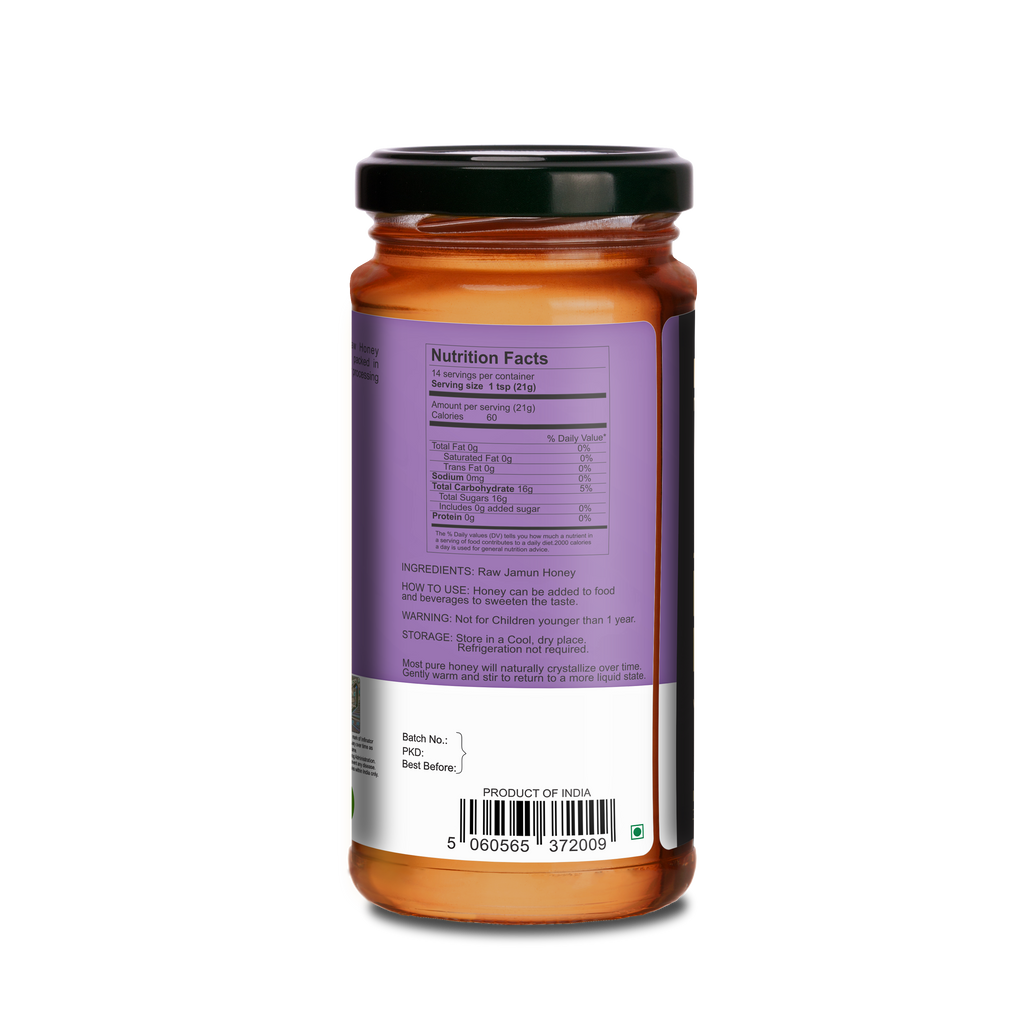Merlion Naturals Jamun Raw Honey - 300 gms