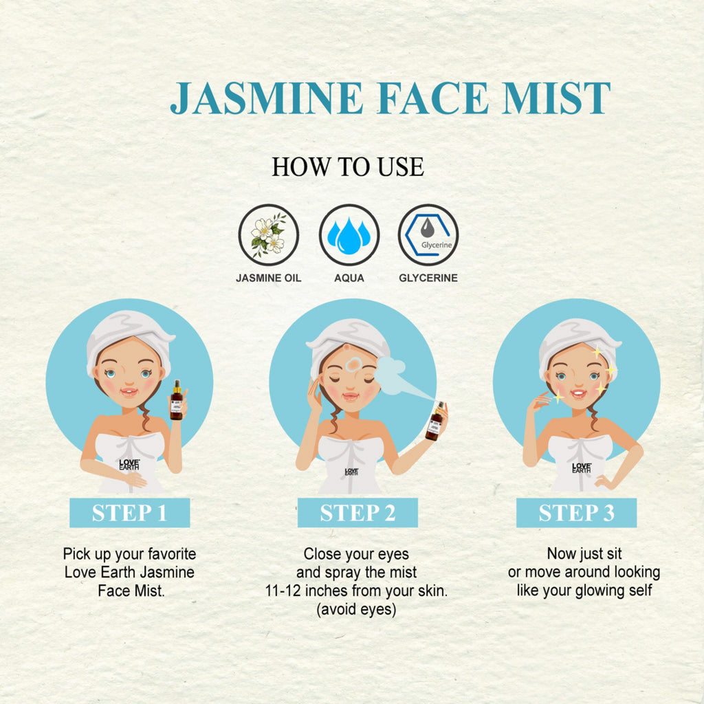 Love Earth Jasmine Face Mist - 100 ml