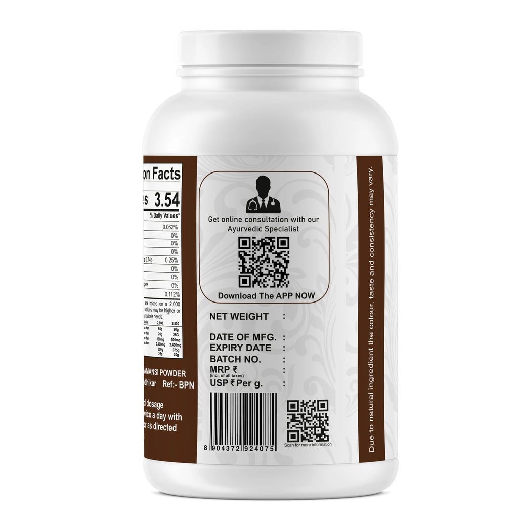 Yuvika Jatamansi Powder - Baalchad Nardostachys Jatamansi - 100 gms