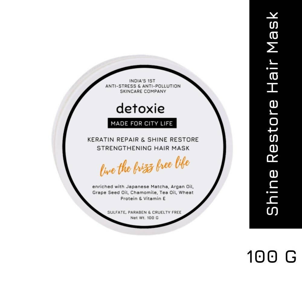 Detoxie Keratin Repair & Shine Restore Strengthening Hair Mask - 100 gms
