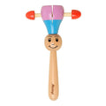Matoyi Maraca Wooden Baby Rattle