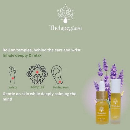 Thetapegaasi Lavender Pure Essential Oil Roll-On