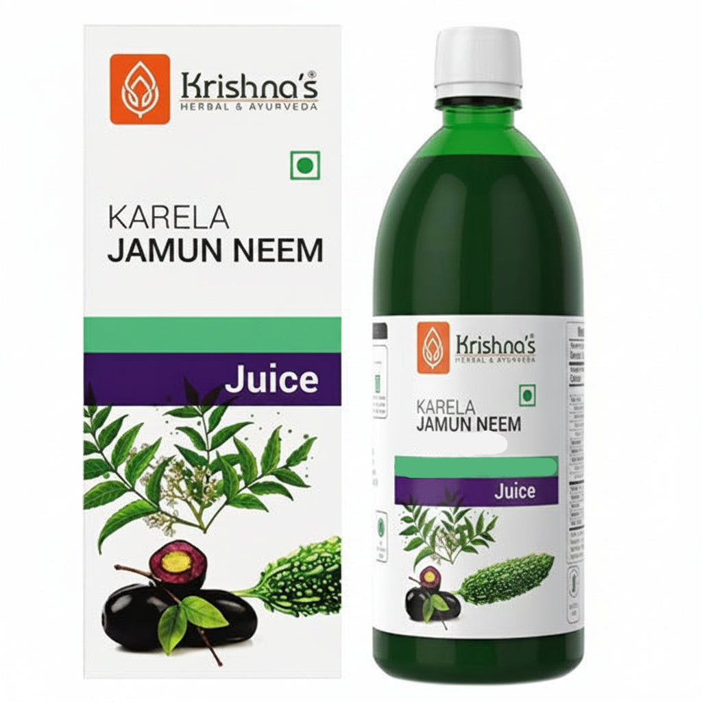 Krishna's Herbal & Ayurveda Karela Jamun Neem juice - 500 ml