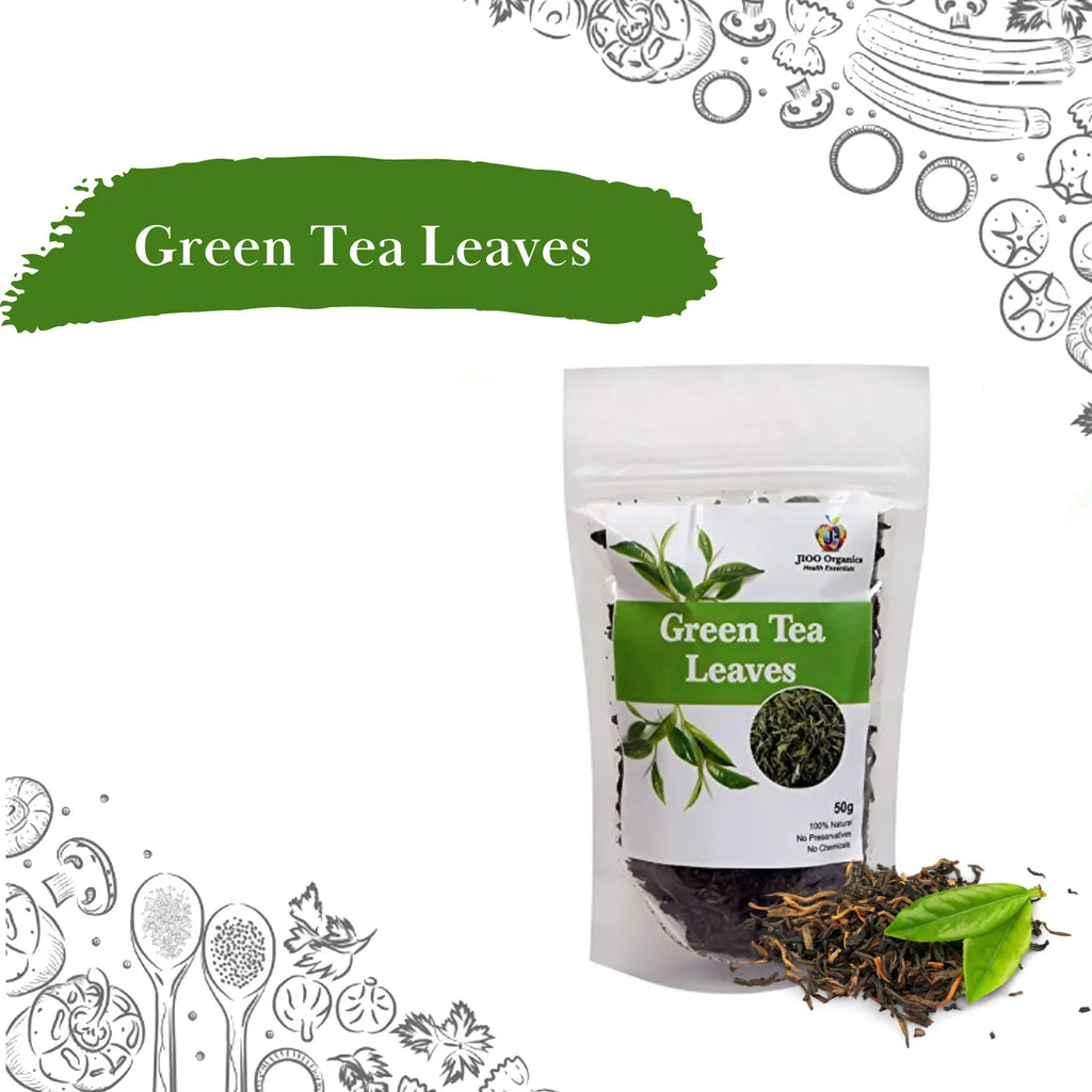 Jioo Organics Green Tea Leaves - 50 gms