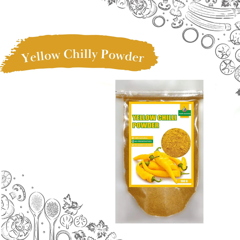 Jioo Organic Yellow Chilly Powder - 100 gms