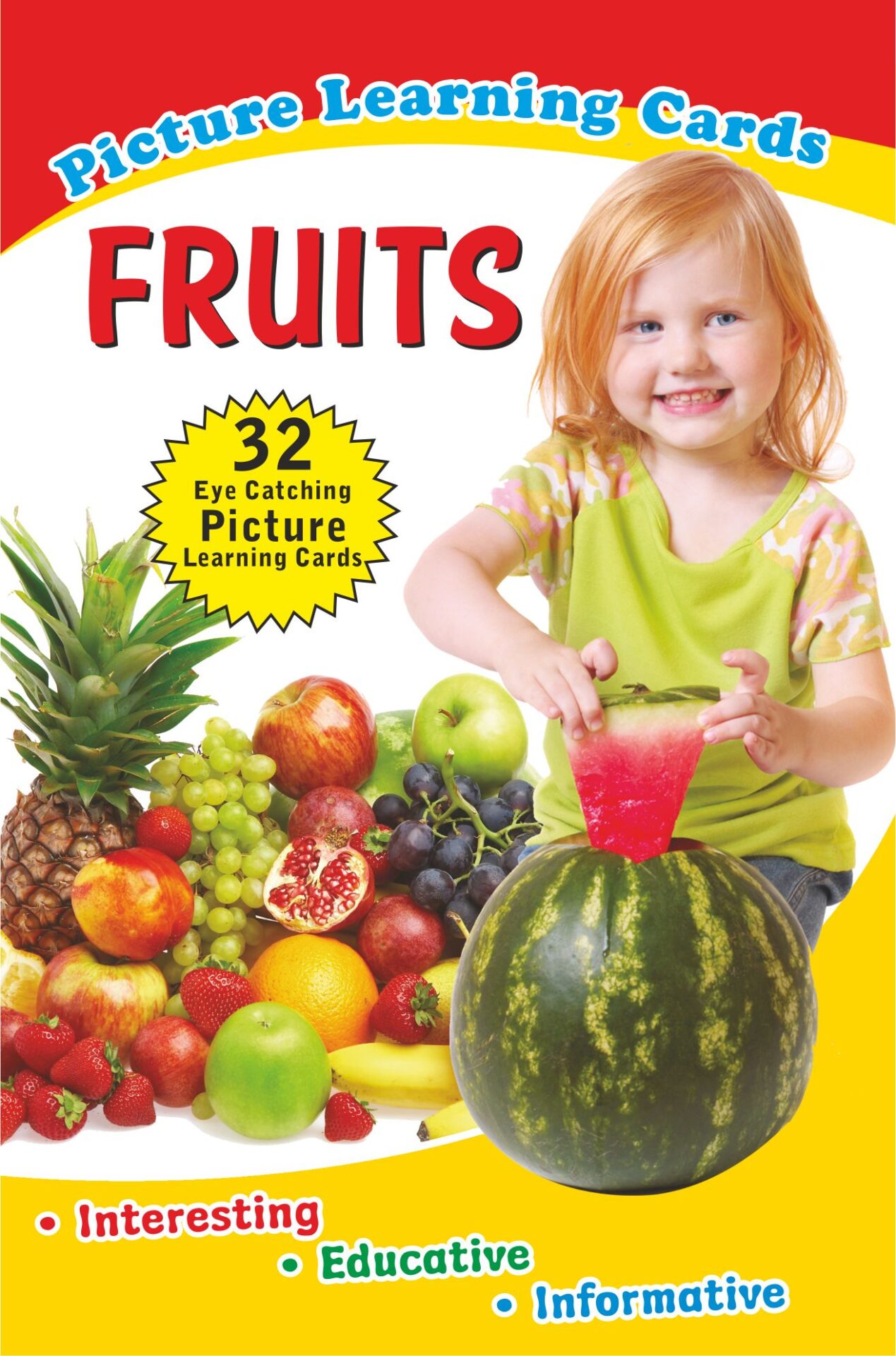 Jolly Kids Flash Card - Fruits