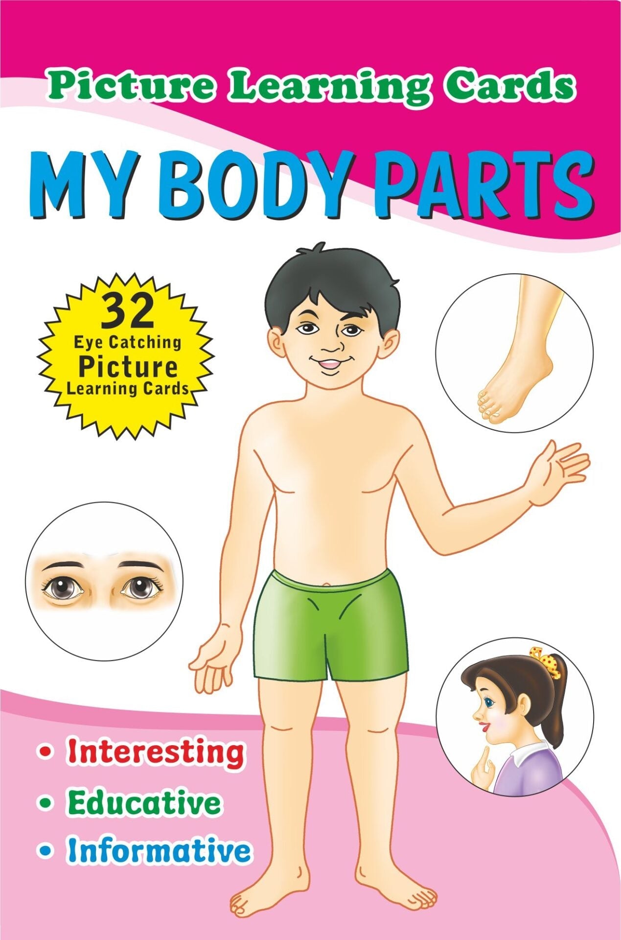 Jolly Kids Flash Card - My Body Parts