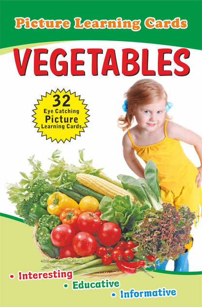 Jolly Kids Flash Card - Vegetables