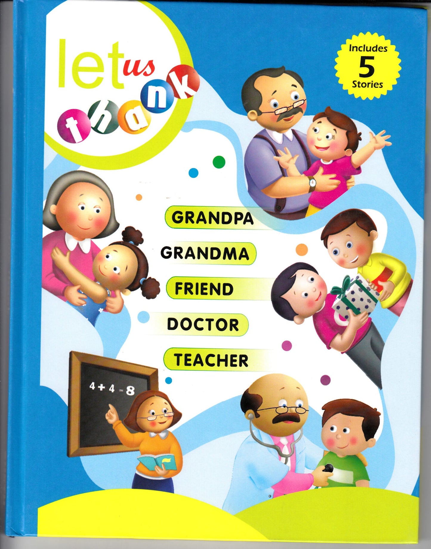 Jolly Kids Let Us Thank To Policemen-Scientist-Soldier-Engineer-Dentist Hardbound 5 in 1 Story Book| Ages 3-7 Year